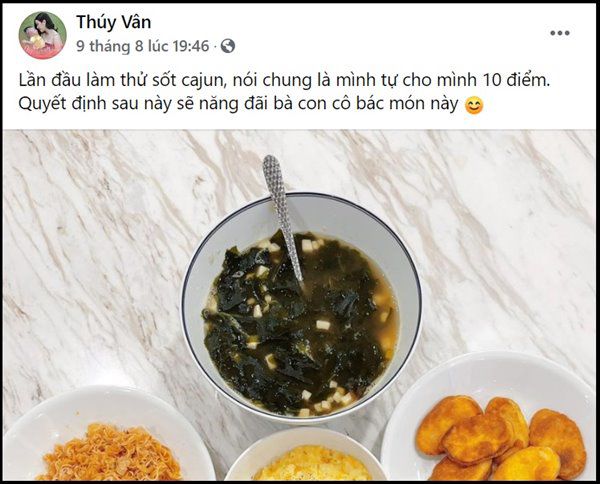 Á hậu Thúy Vân chuẩn vợ đảm, dịch ở nhà nấu ăn ngon, cắt tóc cho chồng amp;#34;gia thế khủngamp;#34; - 4