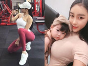 Làm mẹ - Hotgirl thể hình bị chê "mẹ đẹp sinh con xấu", biết mặt bố đứa trẻ ai cũng hiểu