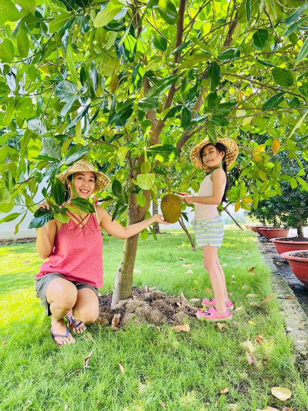 Nghỉ dịch Ốc Thanh Vân đưa các con ra vườn, nhà Lý Hải về nông trại cuốc đất trồng rau - 1