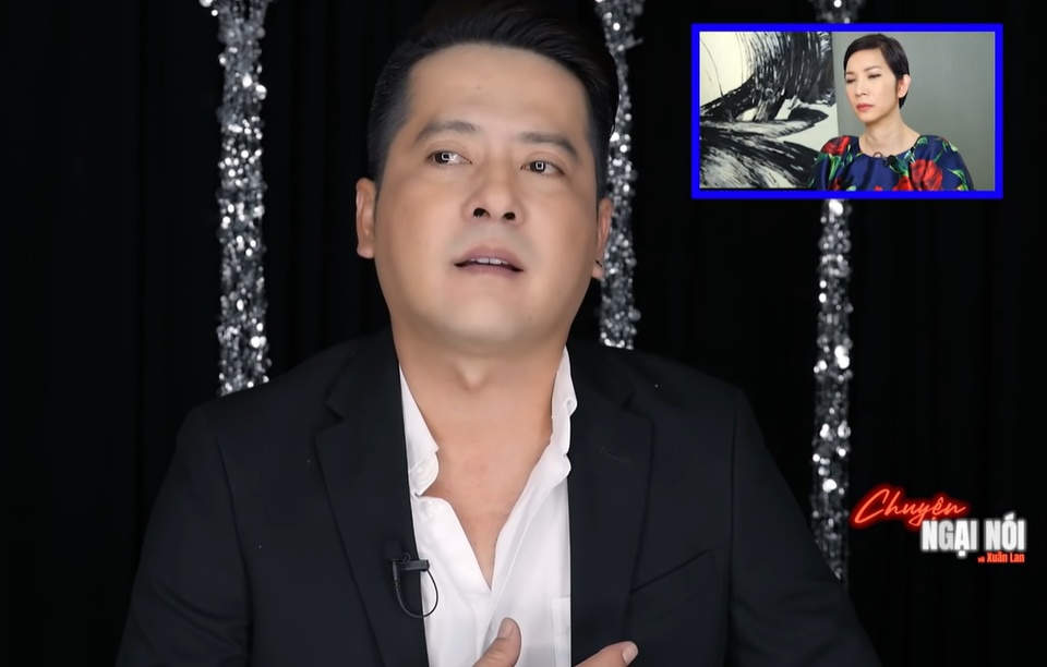 Hoàng Anh trong cuộc trò chuyện với Xuân Lan.