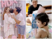 Làm mẹ - Con gái Trường Giang, Nhã Phương lộ mặt sau 2 năm giấu kín: nhan sắc ái nữ đáng chú ý