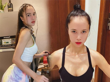 Top 5 người đẹp ngực khủng nhất Vbiz lộ nội y trong lúc nấu bếp