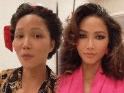 Làm đẹp - Hết trang điểm bằng trái cây rồi uốn tóc bằng dây, H'Hen Niê tiết kiệm vô địch mùa dịch