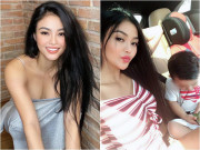 Làm mẹ - Bị gia đình bạn trai chê vì có con riêng, Hoa hậu giờ giàu sang đưa con sang Mỹ