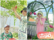 Nhà đẹp - Hoa hậu Giáng My đón mẹ về ở cùng, 2 mẹ con thu hoạch thanh long, mướp trong biệt thự