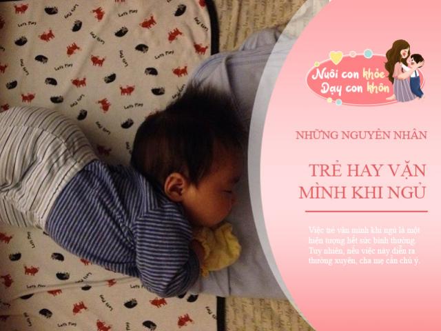 Giải mã trẻ sơ sinh vặn mình khi ngủ ảnh hưởng trí não, khi nào mẹ cần lo lắng?