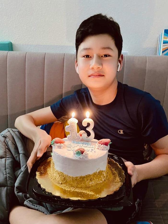 Con trai Quang Dũng - Hoa hậu Jennifer Phạm tuổi 13 cao 1m72, đẹp trai hơn bố - 14