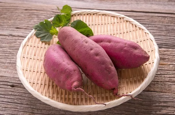 Khoai lang là một trong những thực phẩm giàu canxi cho bé có thể ăn được từ những tháng ăn dặm đầu đời (Ảnh internet)