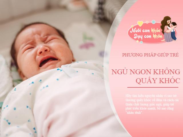 Thực hư trẻ quấy khóc đêm do thiếu canxi, chuyên gia giải đáp và mách cách giúp con ngủ ngon