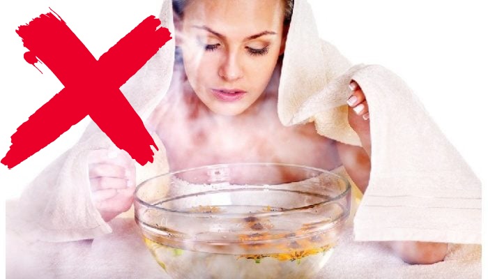 Không nên để da tiếp xúc với ánh nắng hoặc ở nơi có nhiệt độ cao như phòng xông hơi…