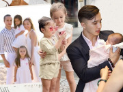 Bà bầu - Lấy trai Trung Á đẹp xuýt xoa, cô gái Việt sinh được 2 con gái lai tựa thiên thần