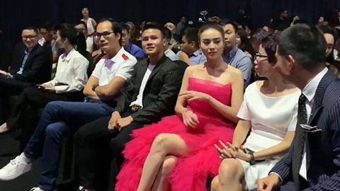 Quang Hải và Lan Ngọc từng ngồi sát cạnh nhau khi tham gia sự kiện.