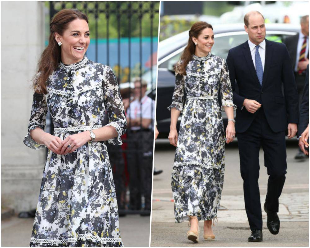 Mặc già hơn tuổi đã đành, đâu ngờ Kate Middleton còn đụng hàng nữ Công tước 86 tuổi - 1