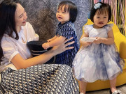 Thời trang - Đàm Thu Trang lên đồ hiệu sang xịn ai dè bị "thế lực nhí" cho làm phụ hoạ