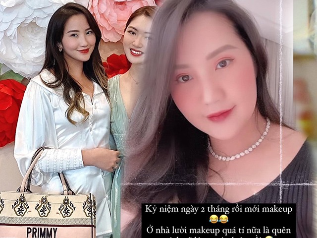 Primmy Trương khoe tài make-up nhưng phát tướng không nhận ra, dấu hiệu có tin vui?