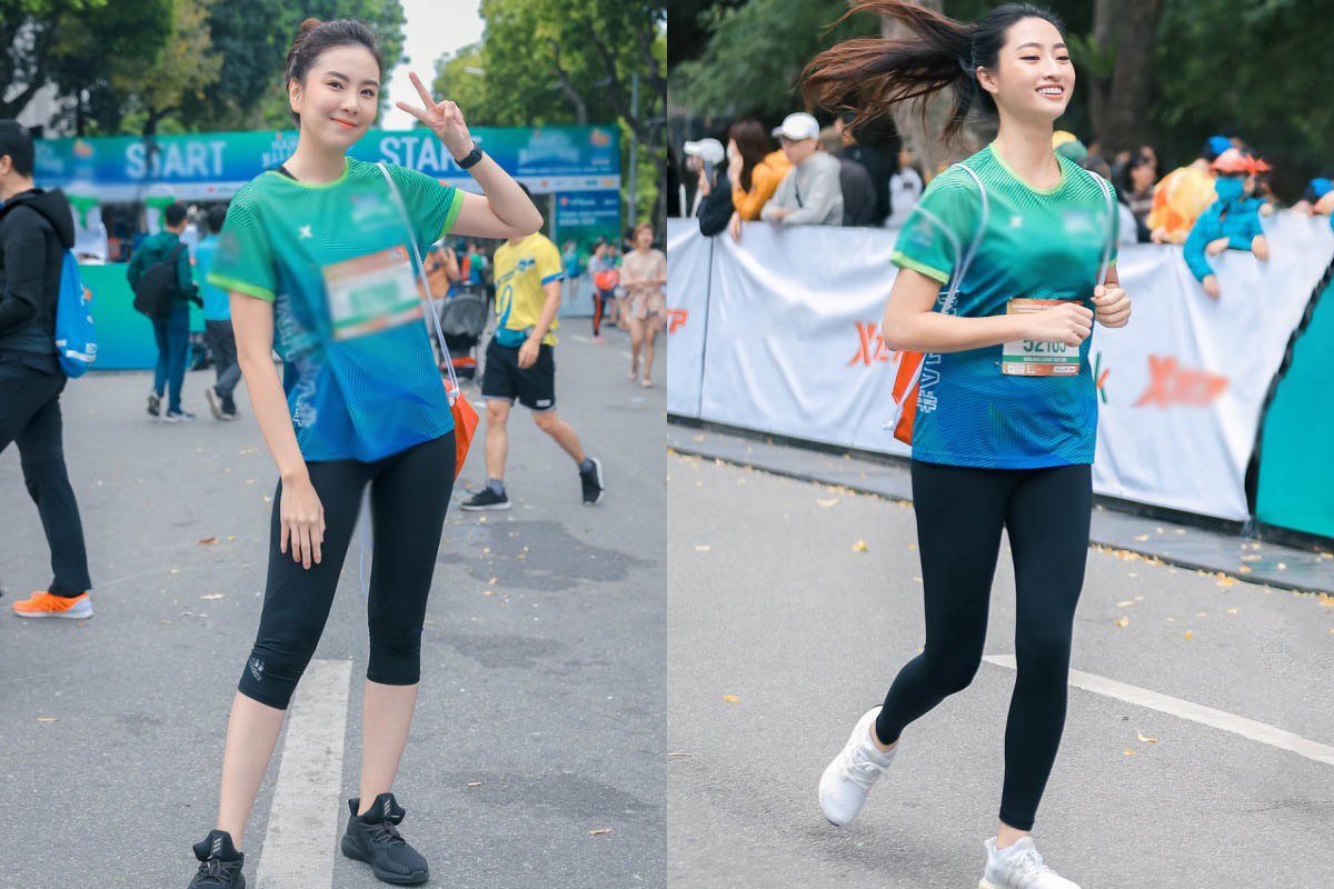 Khi hoa hậu chạy marathon: Tiểu Vy suýt lộ vòng 3, Mai Phương Thuý bị gọi tên nhiều nhất - 4