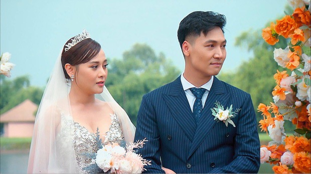 Hương Vị Tình Thân: Mãi mới được cưới Long, Nam để tóc bết rệt từ hậu trường lên phim - 1