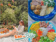 Bếp Eva - Sao vào bếp: Nàng dâu nhà giàu "trái khoáy" nấu bún với mắm tôm, Mai Phương Thúy vội khen