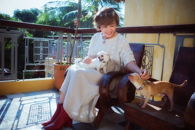 Chị thích cuộc sống yên ổn, bình lặng.