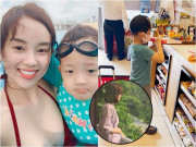 Làm mẹ - Ly Kute xưa gầy rộc lên chùa dưỡng thai, giờ hạnh phúc vì con lớn đẹp trai, rất ngoan