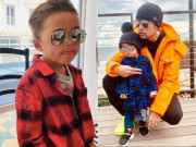 Giải trí - Mới 4 tuổi, con trai "ông hoàng nhạc pop" xứ Đài đã cool ngầu, vượt mặt bố đẻ