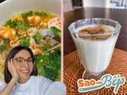 Bếp Eva - Sao vào bếp: Nấu mì thôi Hà Tăng cũng khiến fan thèm, còn gây tò mò với nước từ khoai