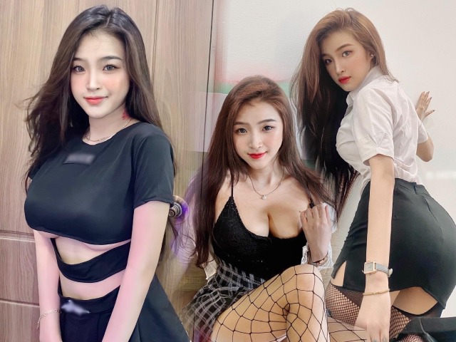 Diện cây đồ ngắn hết cỡ, hotgirl 2k2 khoe được thềm ngực lẫn vòng 3 quả đào