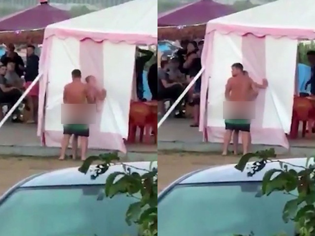 Cặp đôi mây mưa ngay cạnh nhà hàng bãi biển, bị đuổi lại ra chỗ khác hành sự tiếp