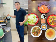 Bếp Eva - Chồng MC Hoàng Linh từ đài về phi thẳng vào bếp, cô vợ số hưởng là đây