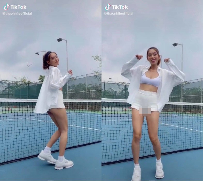 Tiểu thư nhà giàu ra sân tennis với chiếc quần gợi cảm, dân tình vào bắt lỗi hớ hênh - 3