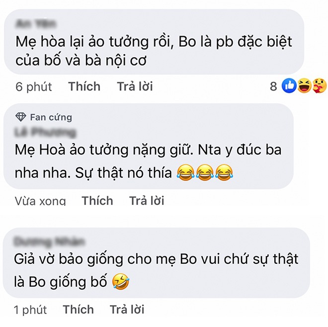 Hoà Minzy trẻ xinh như chị gái của con trai, nói con giống mẹ liền nhận phản bác dồn dập - 5