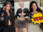 Thời trang - Diện áo hở ngực, Ngọc Trinh, Tóc Tiên đã đỉnh, nhìn sang Chi Pu không thốt nên lời