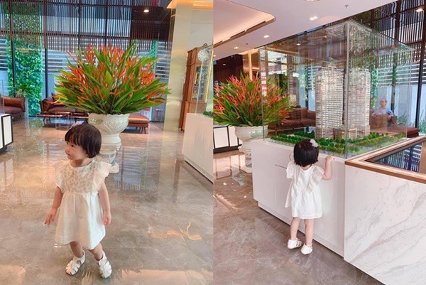 Con gái Sophie của doanh nhân Trung Tín từng theo chân bố đến nơi làm việc. Anh cho biết đây cũng một cách để bắt đầu hướng nghiệp cho con.