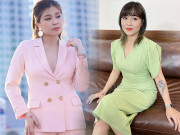 Thời trang - MC VTV "thả rông" trên sân thượng đi làm thanh lịch miễn chê, áo quần khéo che hình xăm khủng