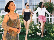 Thời trang - Hồng Đào U60 vẫn diện váy ngắn khoe đôi chân nuột nà tươi trẻ