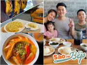 Bếp Eva - Sao vào bếp: Vét tủ lạnh có gì nấu đó, Lê Phương được khen "trên cả tuyệt vời"