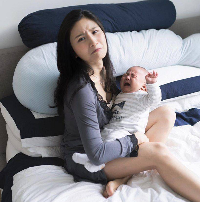 Việc làm mẹ khiến mỹ nhân Đài Loan gặp phải nhiều sợ hãi và tiêu cực về tâm lý.