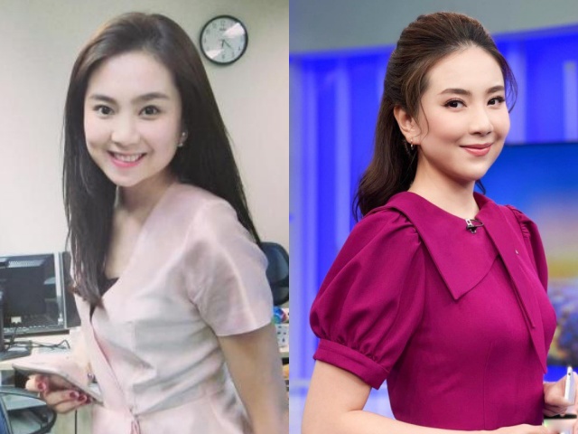 Mai Ngọc thời chân ướt chân ráo vào nghề MC sở hữu cặp má bánh bao trứ danh. Hiện tại, gương mặt cô đã nhỏ thon gọn hơn xưa rõ rệt. Sự khác biệt này của cô nàng có được là do sự chăm chỉ rèn luyện thể dục thể thao cũng như sử dụng liệu trình nâng cơ mà không phải tác động dao kéo.