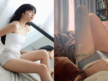 Mỹ nhân Sao Nhập Ngũ táo bạo diện mỗi đồ lót, khoe hình xăm khủng nơi hiểm hóc 