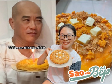 Sao vào bếp: Thái độ của bố ruột Phương Mỹ Chi khi con gái làm bánh mang vào phòng ngủ