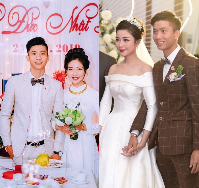 Lễ ăn hỏi và đám cưới của nam cầu thủ nổi tiếng nhận được nhiều sự quan tâm.