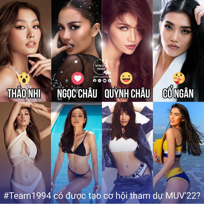 Đó là Lê Thảo Nhi, Nguyễn Thị Ngọc Châu, Chế Nguyễn Quỳnh Châu và Cổ Thị Kim Ngân.