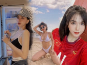 Làm đẹp - Lâu lâu, bạn gái cầu thủ Hoàng Đức lại “đãi mắt” CĐM bằng màn khoe vòng 1 đẹp nức nở