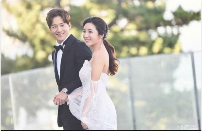 Ảnh cưới ngọt ngào của cặp đôi.
