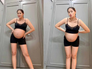 Bà bầu - Á hậu Diễm Châu khoe bụng bầu 7 tháng, ai nấy "ngã ngửa" khi biết số lượng em bé