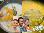 Bếp Eva - Vợ đại gia Đức An nấu chè giá rẻ cho chồng con xì xụp, cô bạn nấu mất 5 tiếng