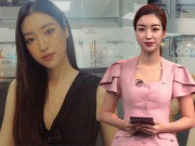 Thời trang - Vui mừng vì được trở lại công việc, Đỗ Mỹ Linh diện váy khoét cổ sâu quyến rũ