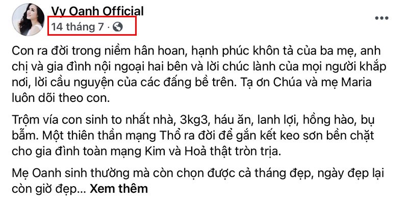 Con thứ 3 của Vy Oanh 2 tháng to như 6 tháng, càng lớn càng giống một nam đại gia - 3