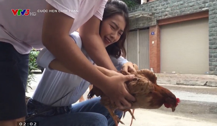 Khả Ngân có hội chứng sợ... gà.