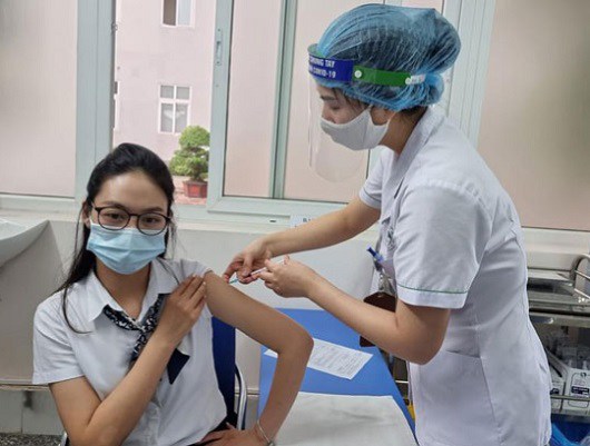 TP Hà Nội tăng tốc tiêm vắc-xin Covid-19. Ảnh: Nld.com.vn